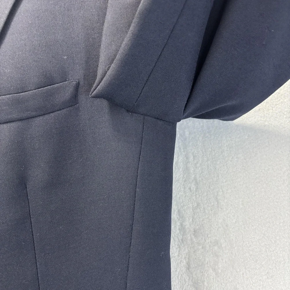 Vintage Pierre Cardin Blazer Mens 40 Navy Blue Gold Button Old Money‎ Preppy